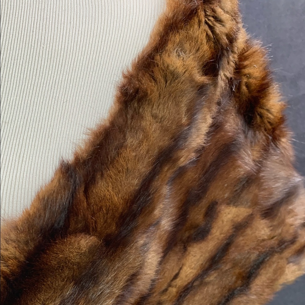 Vintage Genuine Real Ermine Fur Stole Wrap - Picture 2 of 6